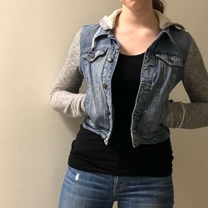 Free People Cropped Jean Jacket